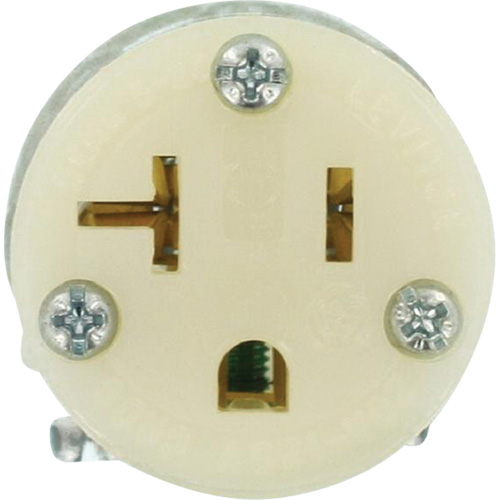 Leviton 8319-PLC Hospital Grade Extension Plug Connector, 5-20R, Nylon