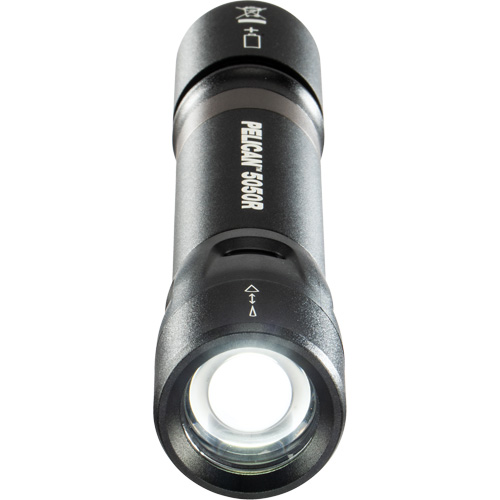 Pelican 05050R-0000-110 5050R Flashlight, LED, 393 Lumens, Rechargeable Batteries