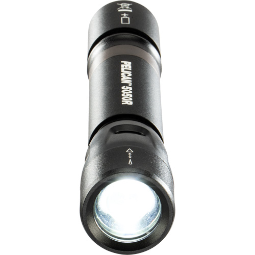 Pelican 05050R-0000-110 5050R Flashlight, LED, 393 Lumens, Rechargeable Batteries