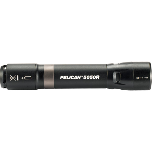 Pelican 05050R-0000-110 5050R Flashlight, LED, 393 Lumens, Rechargeable Batteries
