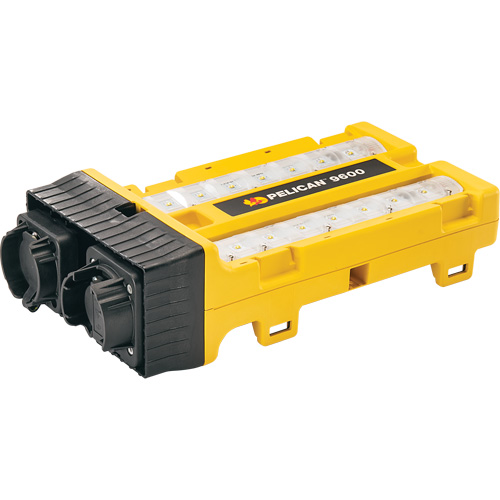 Pelican 096000-0000-245 Modular Light System Light Head with Bracket, LED, 24 W, 3000 Lumens, Aluminum Housing