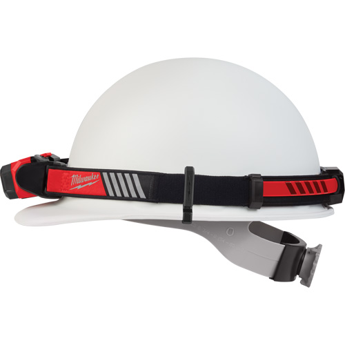 Milwaukee 2116-21 Lampe USB pour casque de s&eacute;curit&eacute; Beacon, DEL, 600 lumens, 2 hres de fonctionnement, piles Rechargeable