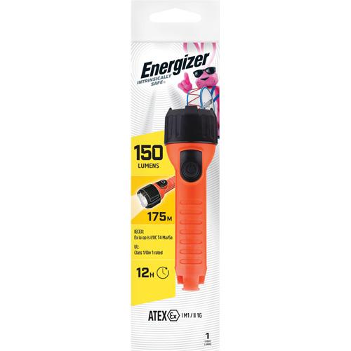 Energizer ENISHH21E Lampe de poche portative Intrinsically Safe, DEL, 150 lumens, Piles AA