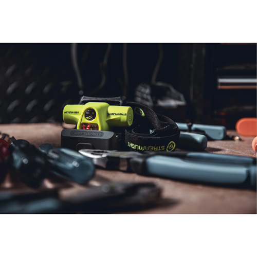 Streamlight 61460 USB HAZ-LO&reg; Intrinsically Safe Headlamp, LED, 250 Lumens, 7 Hrs. Run Time, Rechargeable Batteries