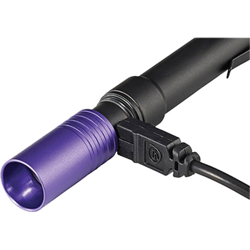 Streamlight 66148 Lampe stylo UV avec port de recharge micro USB Stylus Pro, DEL, Corps en Aluminium, piles Rechargeable, Compris