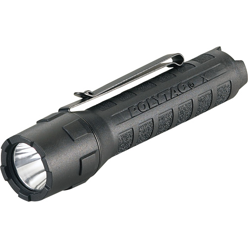 Streamlight 88613 PolyTac&reg; X USB Tactical Light, LED, 600 Lumens, Rechargeable/CR123A Batteries