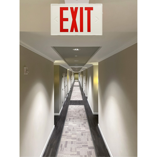 Zenith Safety Products XI788 Exit Sign, LED, Battery