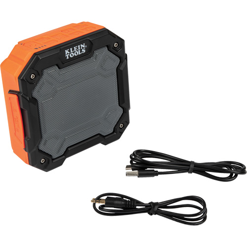 Klein Tools AEPJS3 Bluetooth&reg; Jobsite Speaker with Magnet & Hook (Tool Only), Lithium-Ion