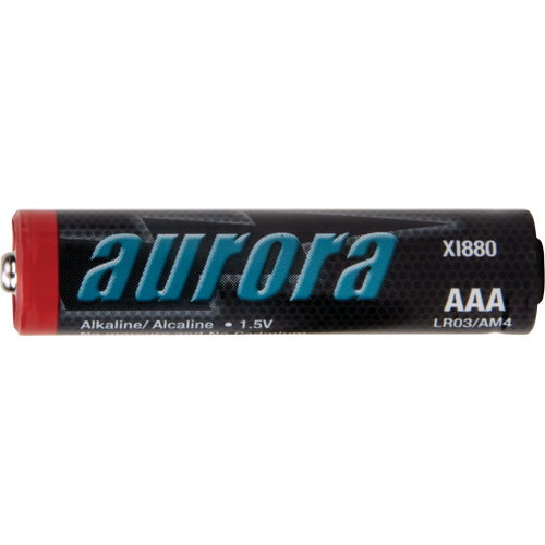Aurora Tools XI880 Alkaline Batteries, AAA, 1.5 V