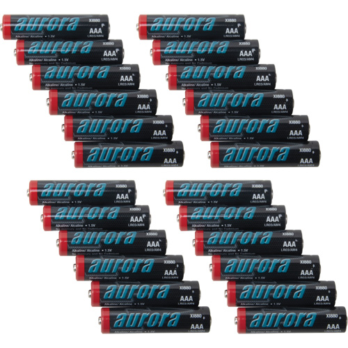 Aurora Tools XI880 Alkaline Batteries, AAA, 1.5 V