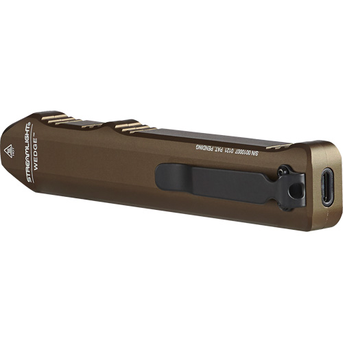 Streamlight 88811 Wedge&reg; Slim Everyday Carry Flashlight, LED, 1000 Lumens, Rechargeable Batteries