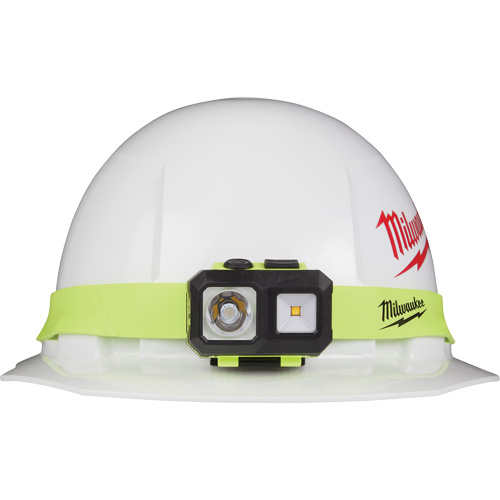 Milwaukee 2004HZL Intrinsically Safe Spot/Flood Headlamp, LED, 310 Lumens, 40 Hrs. Run Time, AAA Batteries