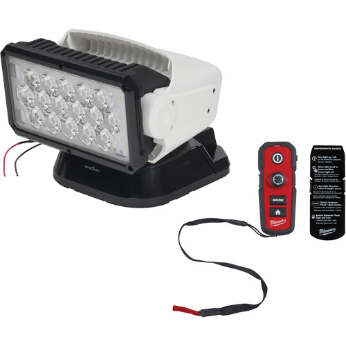 Milwaukee 2123 Utility Remote Control Search Light, LED, 4250 Lumens