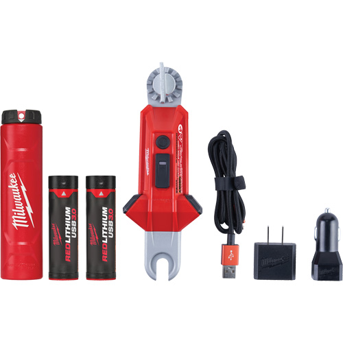Milwaukee 2119-22 REDLITHIUM USB Utility Hot Stick Light, LED, Rechargeable Batteries, Aluminum
