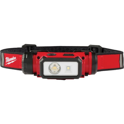 Milwaukee 2163-21 Lampe frontale pour casque de s&eacute;curit&eacute; USB REDLITHIUM, DEL, 600 lumens, 5 hres de fonctionnement, piles Rechargeable
