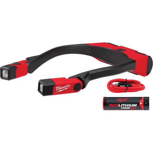 Milwaukee 2117-21 Redlithium USB 400L Work Light, Neck Light, Rechargeable, 400 Lumens