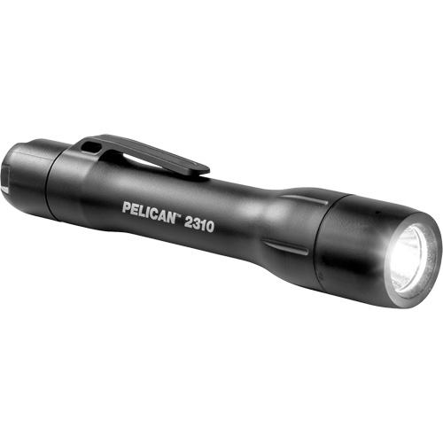 Pelican 023100-0100-110 2310 High-Performance Flashlight, LED, 350 Lumens, AA Batteries
