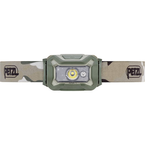 Petzl E069BB01 Lampe frontale RGB Aria 1, DEL, 350 lumens, 2 hres de fonctionnement, piles AAA/Rechargeable