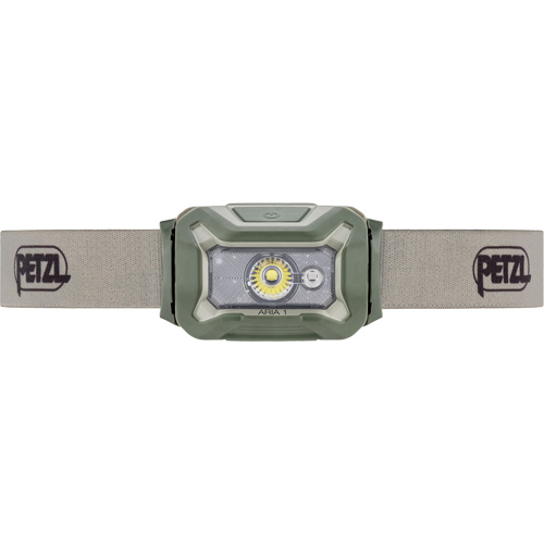 Petzl E069BB02 Aria 1 RGB Headlamp, LED, 350 Lumens, 2 Hrs. Run Time, AAA/Rechargeable Batteries