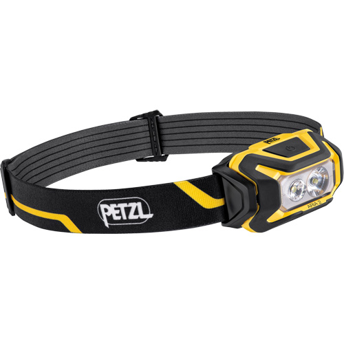 Petzl E070AB00 Lampe frontale Aria 2, DEL, 450 lumens, 2 hres de fonctionnement, piles AAA/Rechargeable