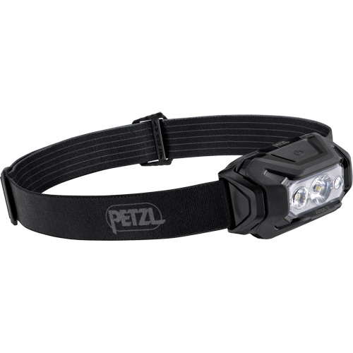 Petzl E070BB00 Aria 2 RGB Headlamp, LED, 450 Lumens, 2 Hrs. Run Time, AAA/Rechargeable Batteries