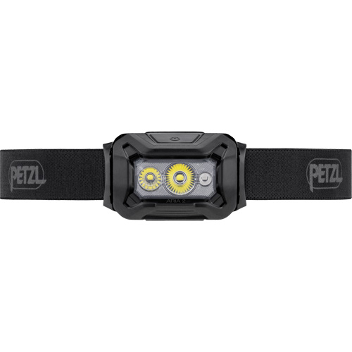 Petzl E070BB00 Aria 2 RGB Headlamp, LED, 450 Lumens, 2 Hrs. Run Time, AAA/Rechargeable Batteries