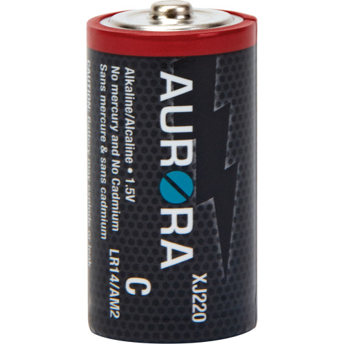 Aurora Tools XJ220 Industrial Alkaline Batteries, C, 1.5 V