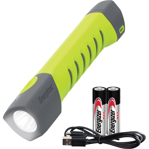 Energizer ENYPHH62 Petite lampe de poche hybride et portative de la s&eacute;rie Pro, DEL, 1000 lumens, Piles AAA/Rechargeable