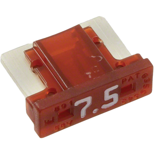 Littelfuse LMIN07.5V-LIT Fusible &agrave; lames pour automobiles LP de la s&eacute;rie MINI, Cartouche, 7,5 A, 58 V