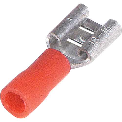  XJ397 D&eacute;connecteurs rapides femelles en nylon de calibre 22 - 16