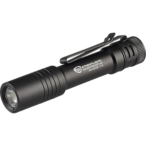 Streamlight 66320 Lampe de poche personnelle Macrostream USB, DEL, 500 lumens, Piles Rechargeable