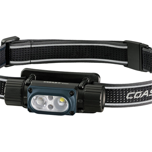 Coast 30741 WPH30R Waterproof Ultra Bright Dual Power Headlamp, LED, 1000 Lumens, Rechargeable Batteries