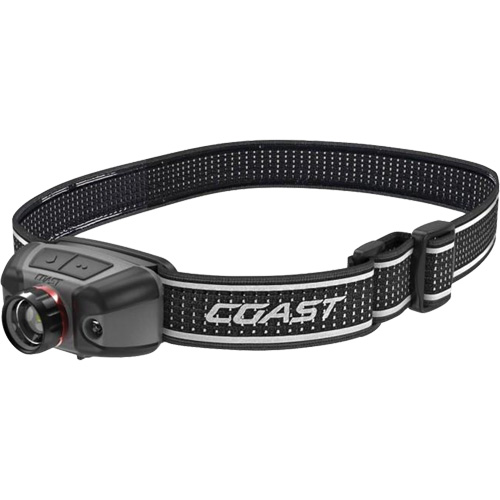Coast 31151 Lampe frontale &agrave; faisceau tricolore FLX40R USB-C, 560 lumens, 2,75 hres de fonctionnement, piles Rechargeable