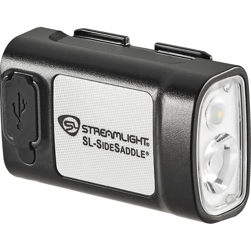 Streamlight 61621 Lampe de casque SL-SIDESADDLE USB pour casques et casques de s&eacute;curit&eacute;, DEL, 350/320/400 lumens, 6,25/7/5 hres de fonctionnement, piles Rechargeable