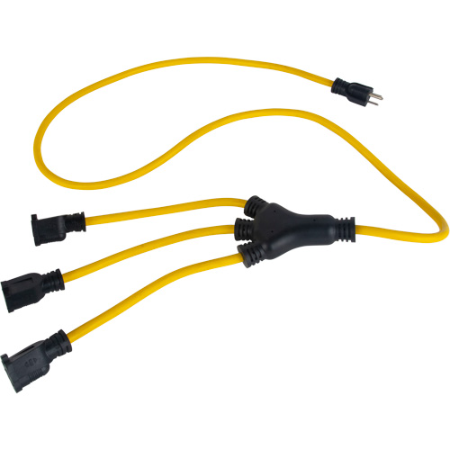 Outils Aurora XJ628 Adaptateur d'alimentation de style W, Ext&eacute;rieur, STOW, AWG 12/3, 15 A, 3 prise(s), 2'