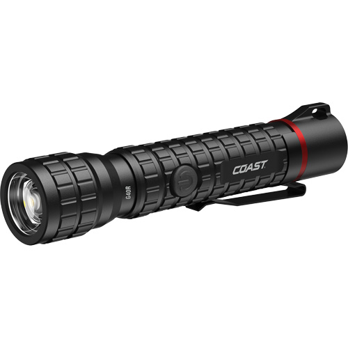Coast 31667 G40R Waterproof Flashlight with Twist Focus, LED, 650 Lumens, Rechargeable Batteries