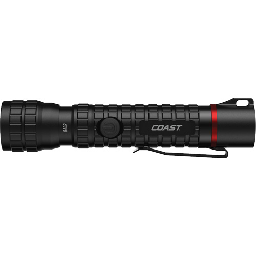 Coast 31667 G40R Waterproof Flashlight with Twist Focus, LED, 650 Lumens, Rechargeable Batteries