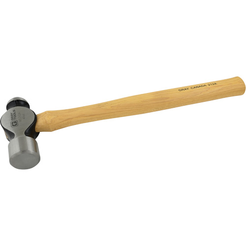 Gray Tools 212A Marteau &agrave; panne sph&eacute;rique, Poids de la t&ecirc;te 40 oz, Face Ordinaire, Prise Bois