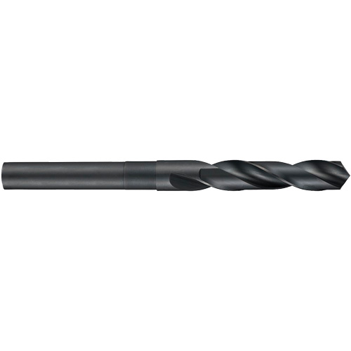 Dormer 5969733 Reduced Parallel Shank Drill Bit, 1-1/8", High Speed Steel, 3" Flute, 118° Point