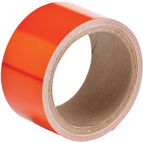 Brady 78989 Reflective Marking Tape, 2" x 15', Acrylic, Orange