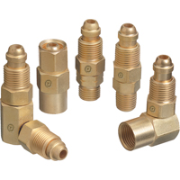 Western Enterprises AW-407 Inert Arc Hose & Torch Adaptor, Brass