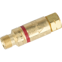 Western Enterprises FA-200P Flashback Arrestors - Oxy/Fuel Gas, Fuel Gas (red)/Oxygen (green), Torch Style