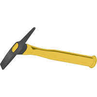 Plastic Handle Chipping Hammers, 11-7/8", 20 oz. Head, Steel  380-1865 | TENAQUIP