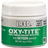 LA-CO 042805 Pipe Thread Sealant, Can, 4 oz., -196° C - 232° C/-320° F - 450° F