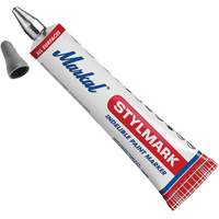 Markal 096652 Stylmark&reg; Ball-Tube Marker, Liquid, White