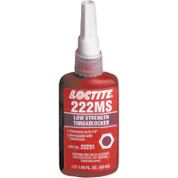 Loctite 135333 Compos&eacute; de blocage 222MS petite vis/spec mil, Mauve, Basse, 10 ml, Bouteille