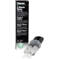 Devcon 14250 5-Minute Adhesive, 25 ml, Dual Cartridge, Two-Part, Clear