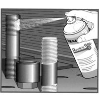 Walter Surface Technologies 53D852 ROCK'N ROLL Anti-Seize, Aerosol Can