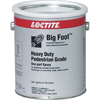 Loctite 1602679 Rev&ecirc;tement antid&eacute;rapant robuste pour plancher Big Foot de calibre pi&eacute;ton, 1 gal., &eacute;poxy, Noir