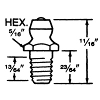 Alemite 1652-B Lubrication Bulk Fittings
